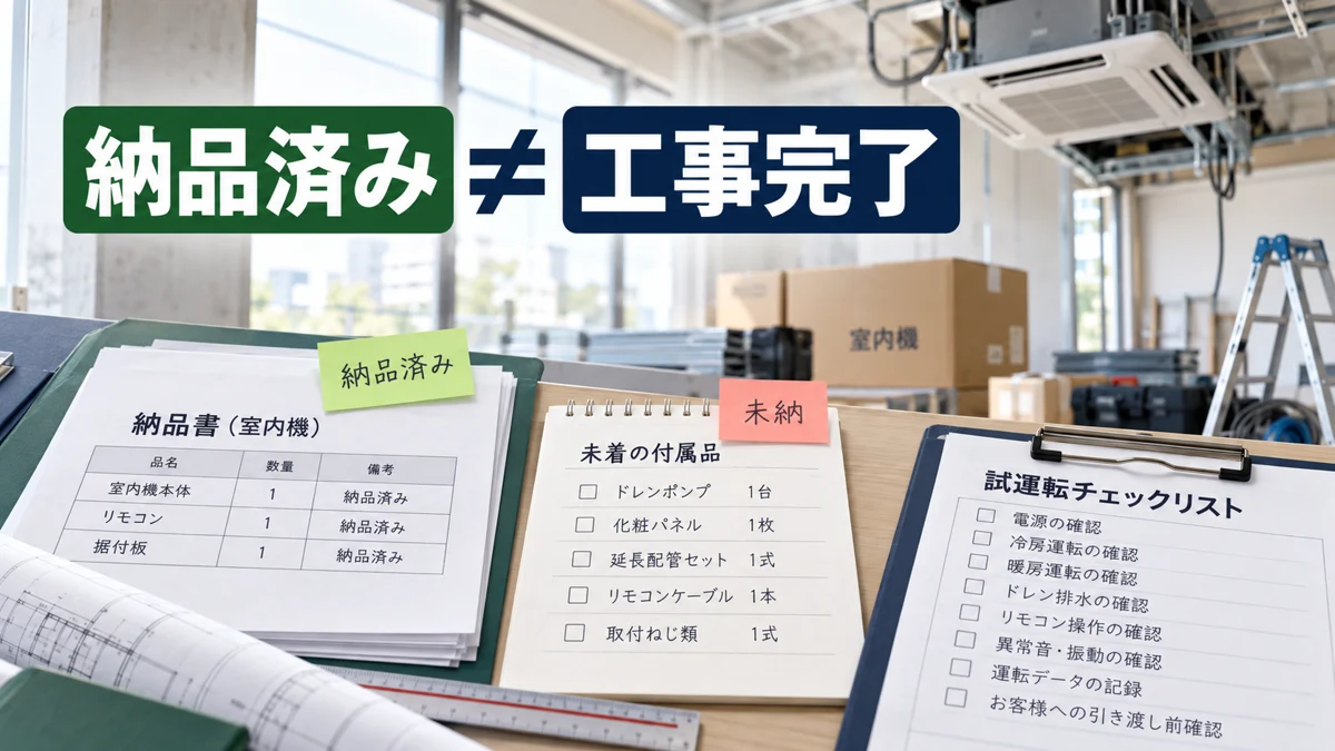 機器の組み合わせを、見積の版とそろえるを業務の場面で確認する説明イメージ