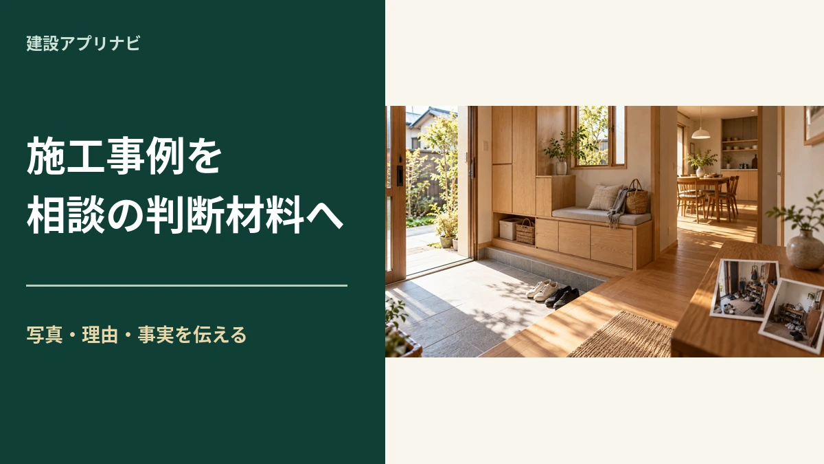 工務店の施工事例の書き方|写真だけで終わらせず、相談の判断材料へ