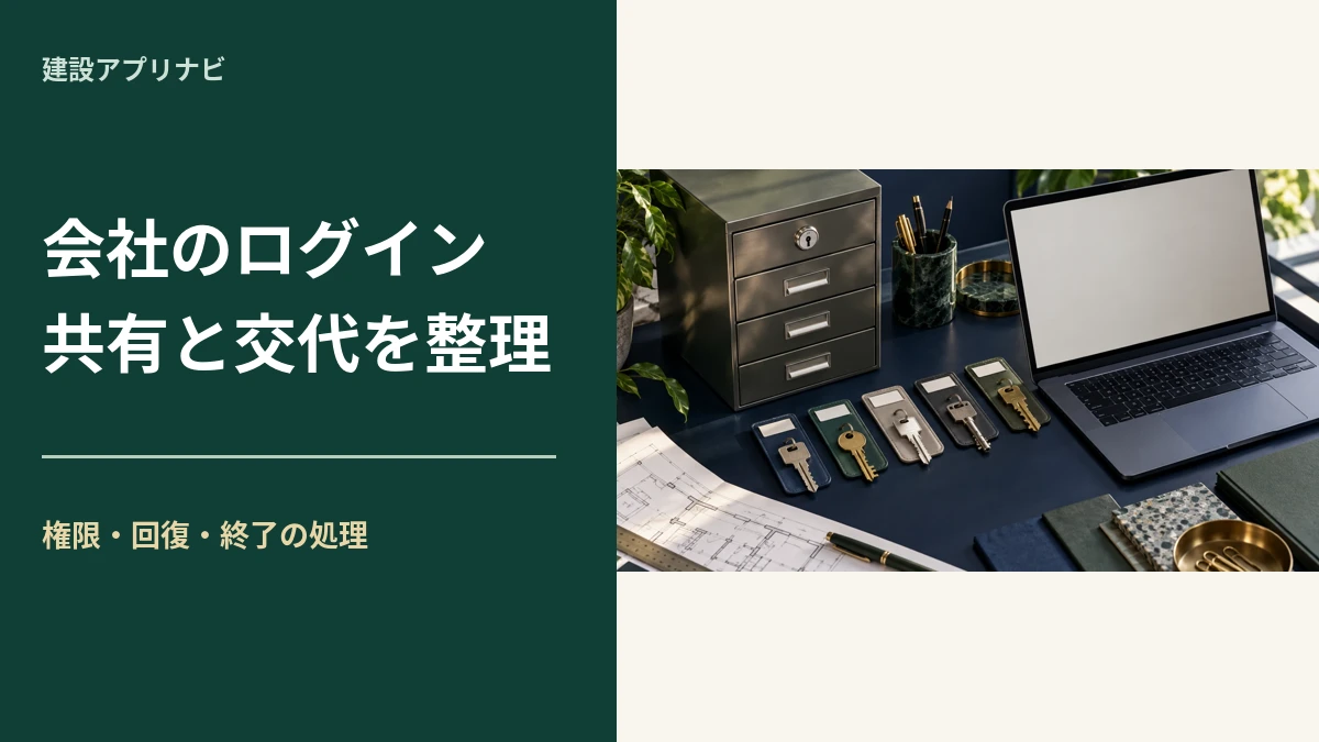 建設会社の共有アカウント管理｜Bitwarden・1Passwordを権限と退職対応で比較